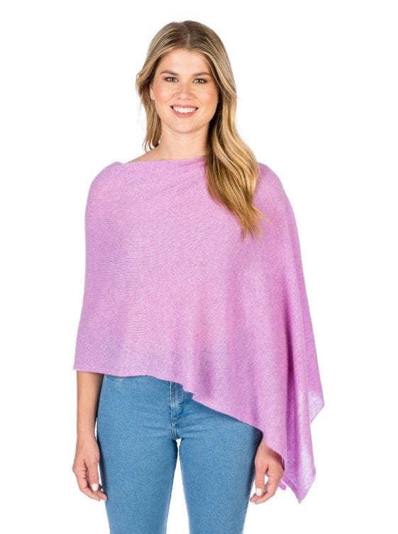 Cashmere Dress Topper Poncho