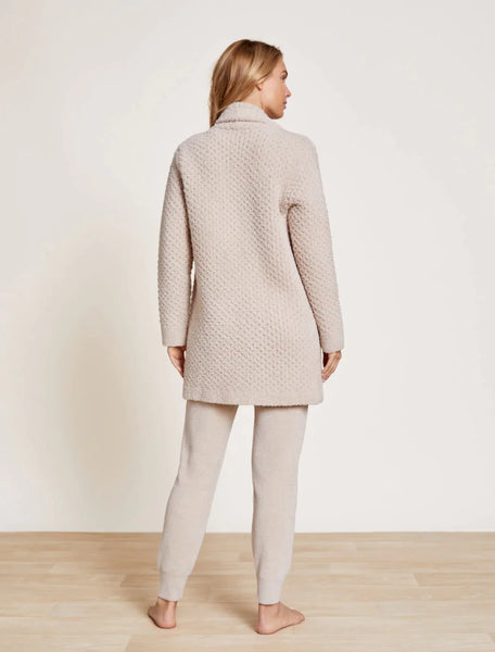 CozyChic Honeycomb Shawl Cardigan