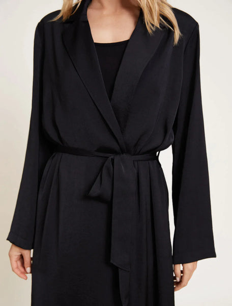 Washed Satin Robe
