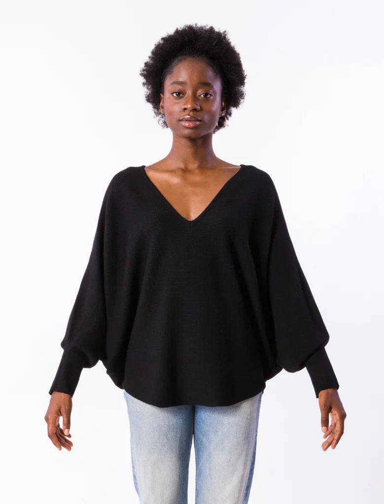 Ryu V-Neck Ribbed Top