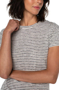 Striped Crew Neck Tee