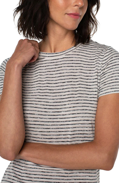 Striped Crew Neck Tee