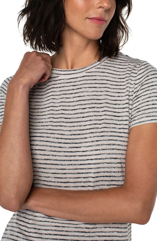 Striped Crew Neck Tee