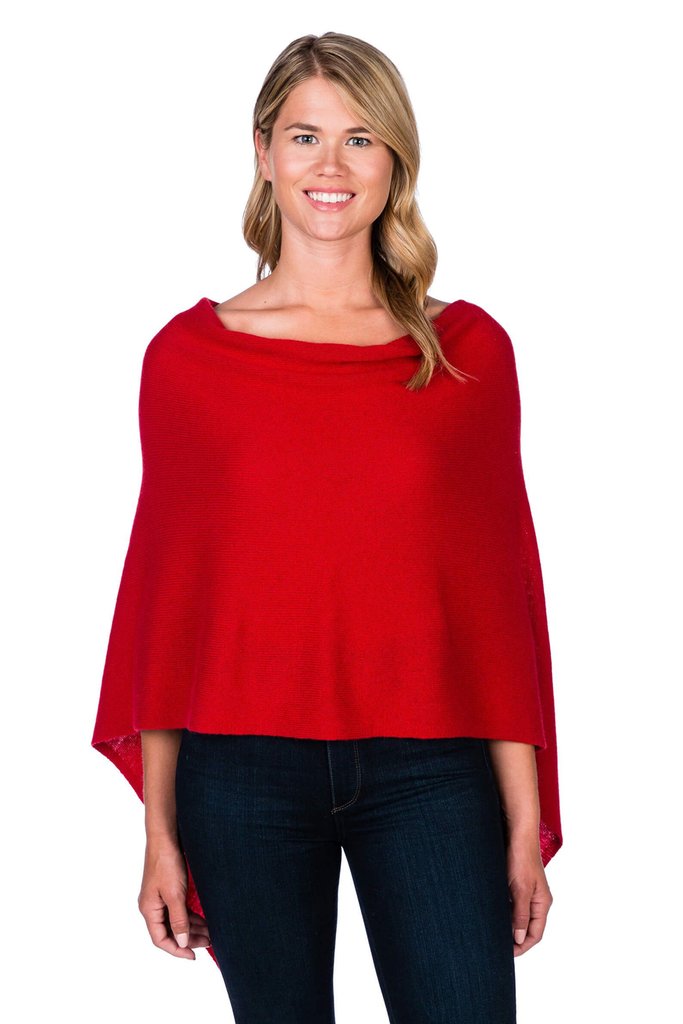 Cashmere Dress Topper Poncho