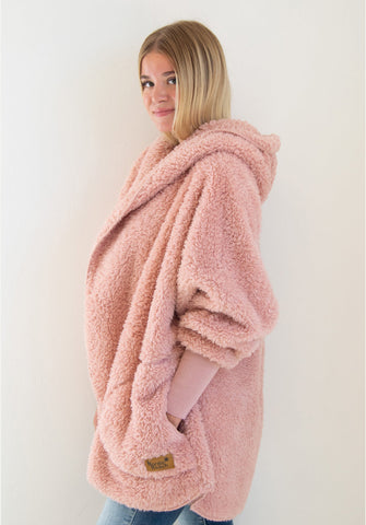 Hooded Plush Wrap