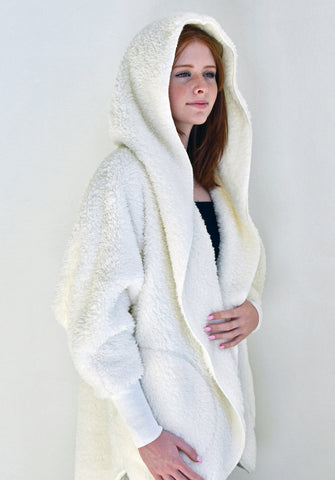 Hooded Plush Wrap