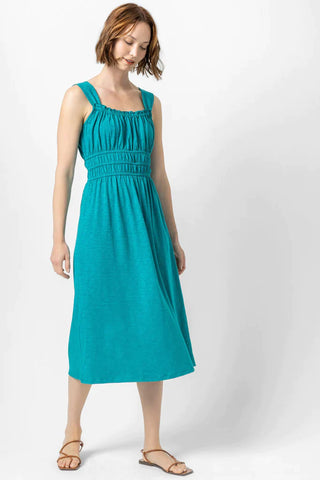 Ruched Midi Dress