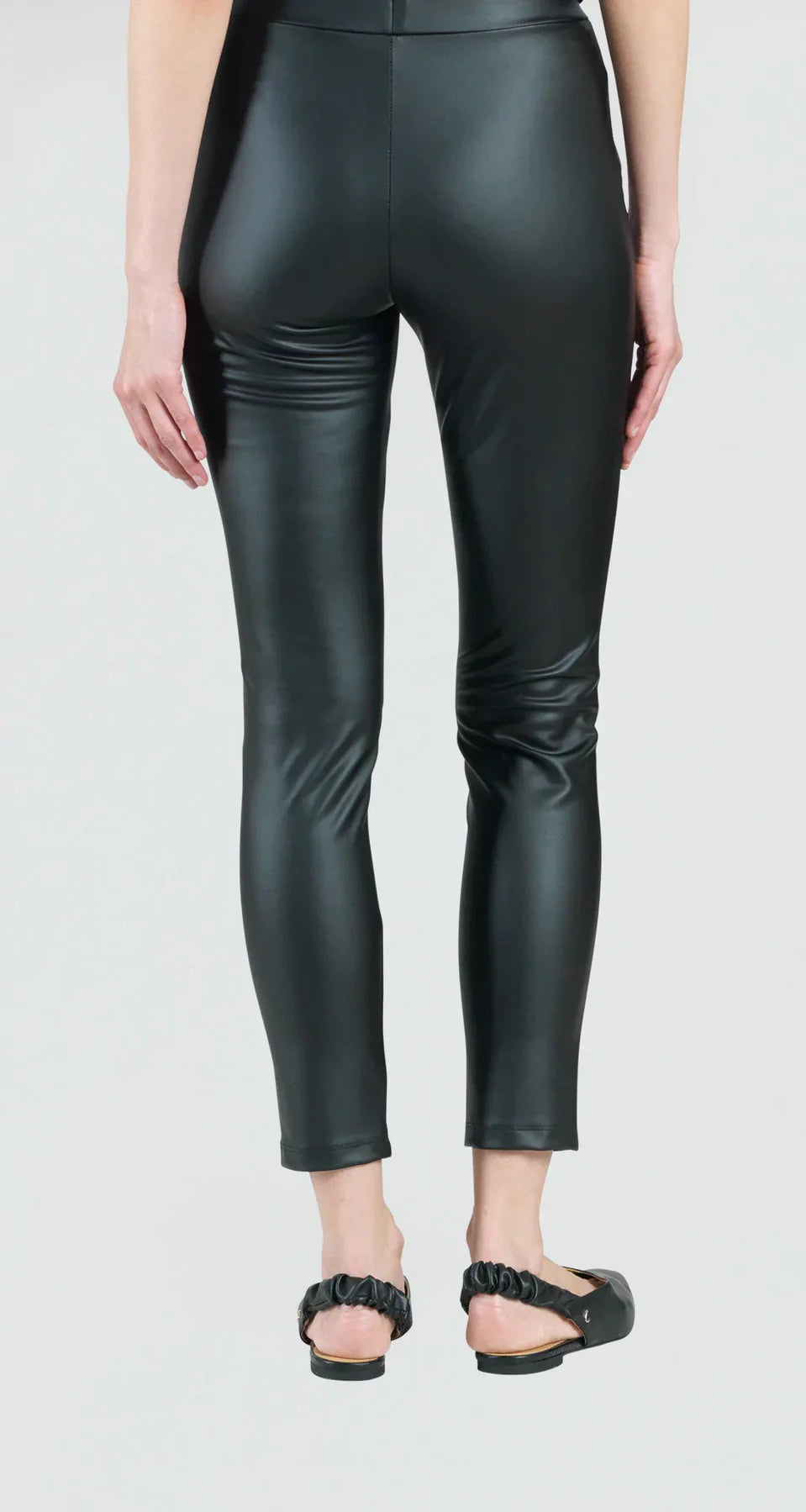 Liquid Leather Skinny Pocket Pant