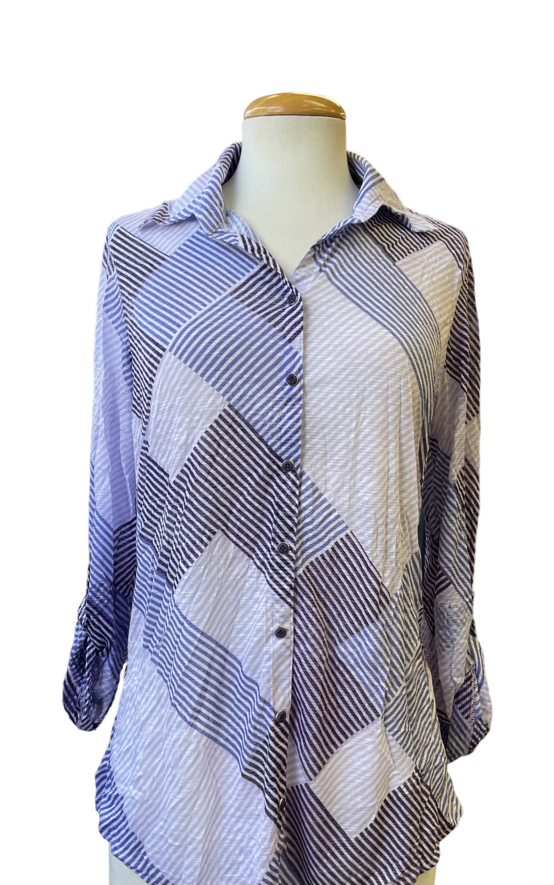 Crushed Snap Front Shirt