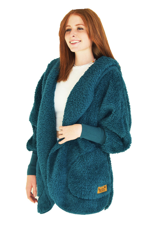 Hooded Plush Wrap