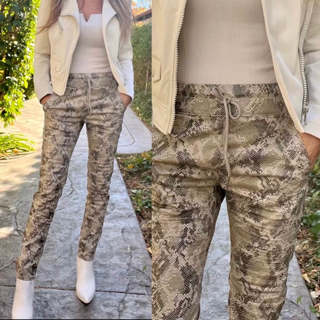 Shely Desert Storm Python Pant