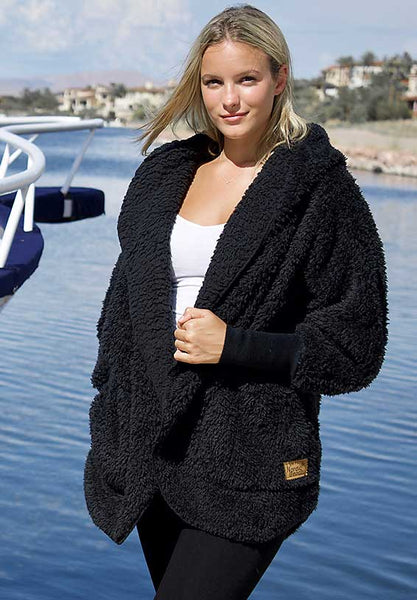 Hooded Plush Wrap