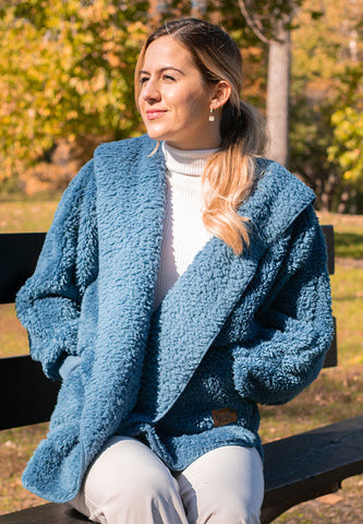 Hooded Plush Wrap