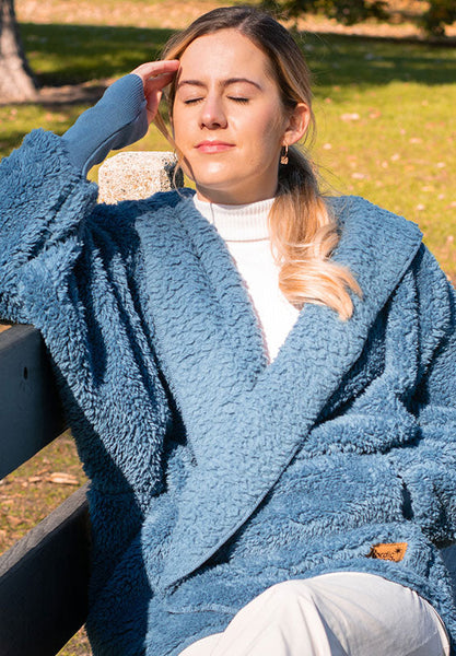 Hooded Plush Wrap
