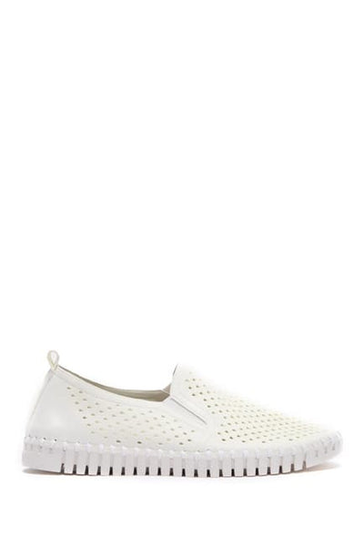 Tulip Perforated Slip-On Sneakers