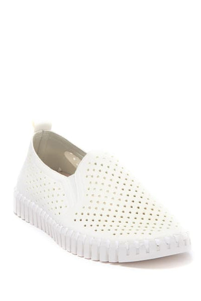 Tulip Perforated Slip-On Sneakers