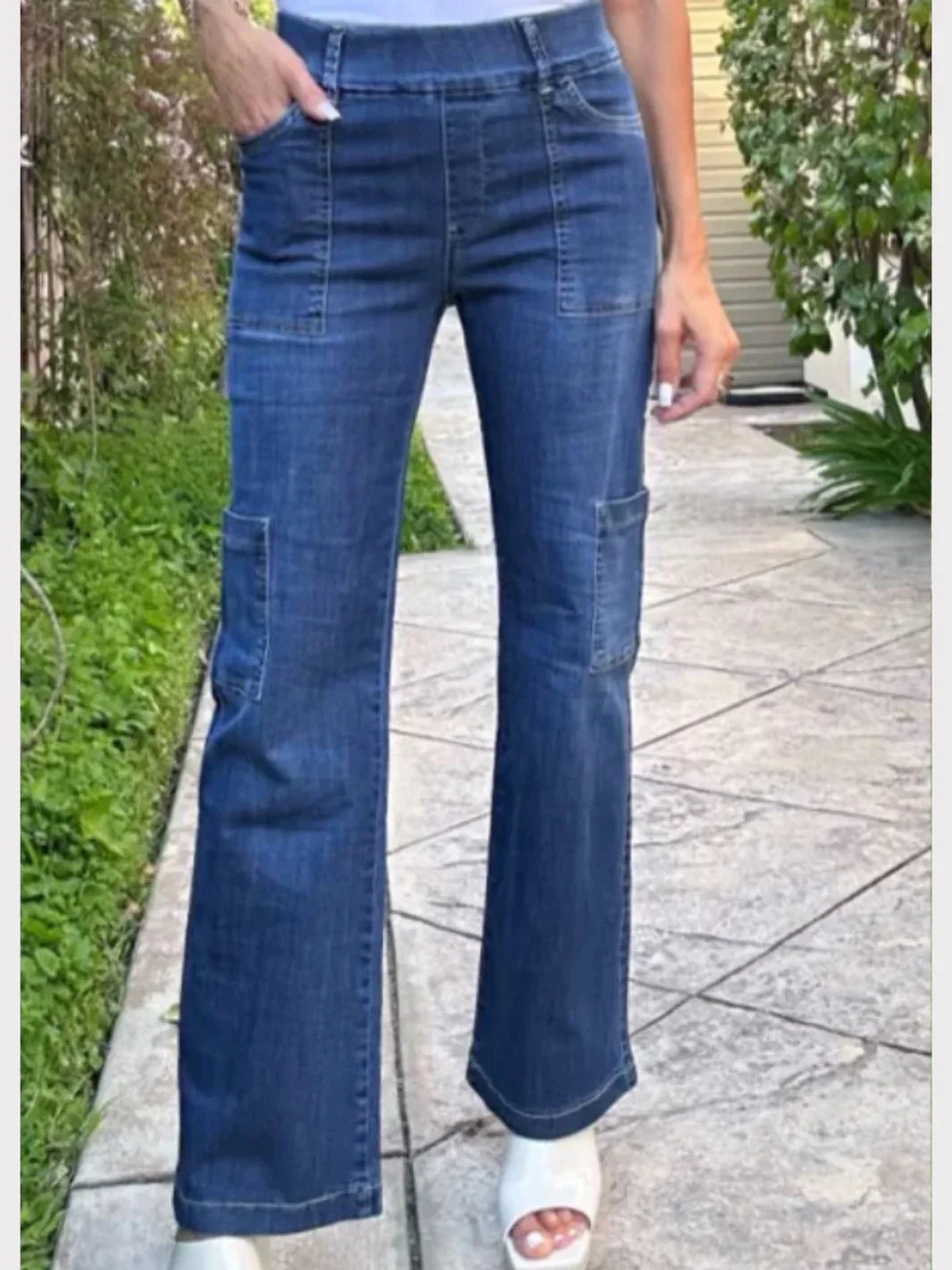 Rose Cargo Denim Pant