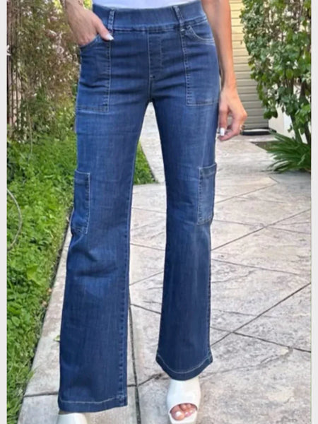 Rose Cargo Denim Pant
