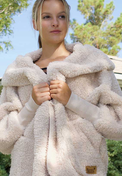 Hooded Plush Wrap