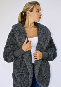 Hooded Plush Wrap