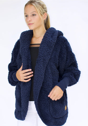 Hooded Plush Wrap