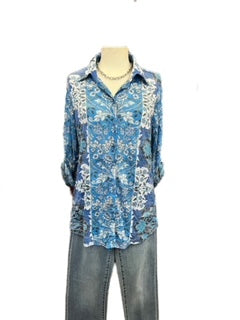 Crushed Snap Front Shirt