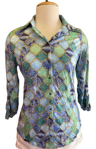 Crushed Snap Front Shirt