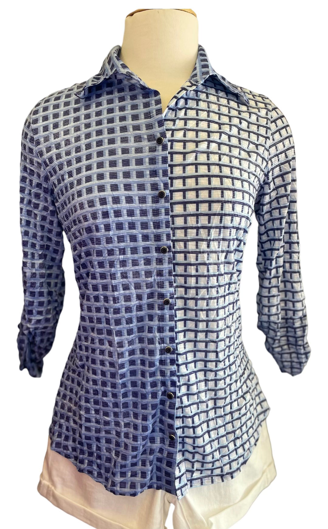 Crushed Snap Front Shirt