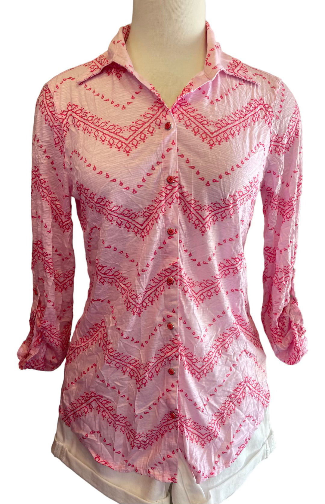 Crushed Snap Front Shirt