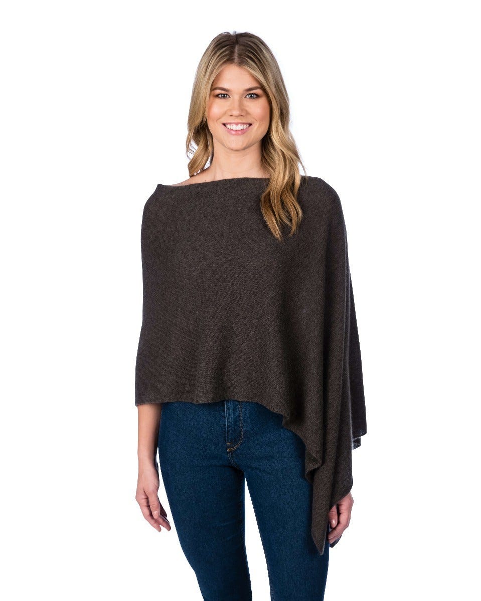 Cashmere Dress Topper Poncho