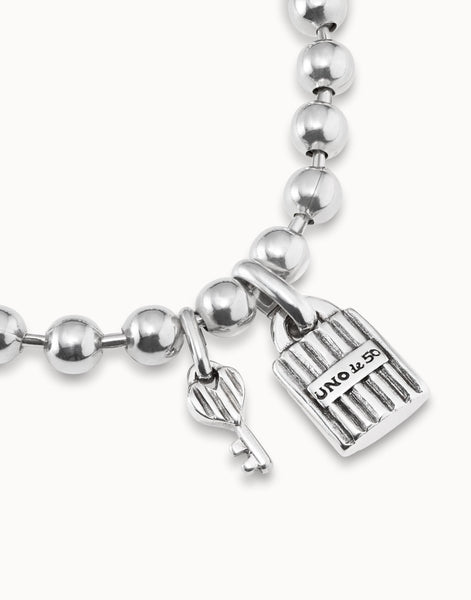 Silver Key Bracelet