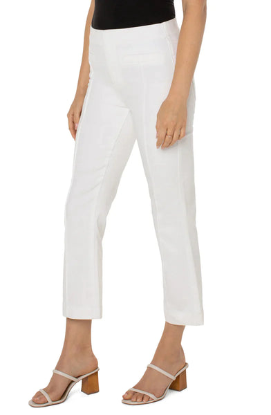 Chloe Crop Flare with Welt Pockets