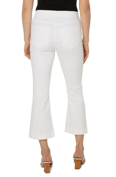 Chloe Crop Flare with Welt Pockets