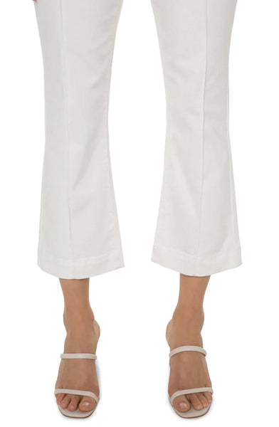 Chloe Crop Flare with Welt Pockets